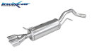 Audi A1 1.4 TFSI 150PS Sportauspuff 2x80mm RACING Edelstahl
