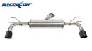 Mazda 3 2.0 Hybrid 150PS Duplex-Sportauspuff 100mm Racing...