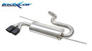 Audi A3 8P 2.0 FSI 150PS Sportauspuff 2x80mm Racing Black...