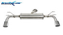Mazda 3 2.0 Hybrid 150PS Duplex-Sportauspuff 100mm X-RACE...