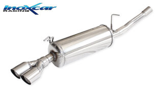 FIAT BARCHETTA Sportauspuff 2x70mm RACING Edelstahl