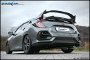 Honda Civic 1.0T 126PS Sportauspuff 90mm Racing Edelstahl