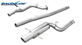 Subaru Impreza STI Turbo 2.0 265PS Rennsportauspuffanlage 76mm RACING mit Kat-Ersatzrohr Edelstahl