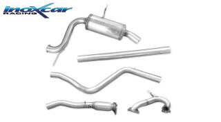 Renault Megane 3 RS 2.0 Turbo 250PS Rennsportauspuffanlage 63.5mm Gruppe N mit Kat-Ersatzrohr Edelstahl