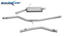 PEUGEOT 206 GT WRC 135PS Rennsportauspuffanlage 54mm...