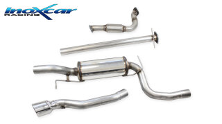 Ford Focus MK2 RS 2.0 16V Turbo 215PS Rennsportauspuffanlage 63mm RACING Edelstahl