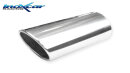 Universal-Endrohr 120x80mm zum Anschweißen Edelstahl