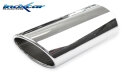 Universal-Endrohr 150x105mm zum Anschweißen Edelstahl