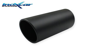 Universal-Endrohr 100mm X-Race Black Matt zum Anschweißen Edelstahl