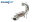 Renault Megan 4 RS Trophy 1.8 Turbo 300PS Kat-Ersatzrohr RS mit Sportkat Edelstahl