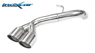 BMW E87 118D 2.0 143PS Endrohre ohne Schalldämpfer Racing Edelstahl