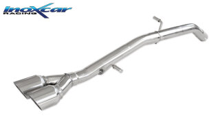 Citroen DS3 1.6 16V Turbo 155PS Endrohre ohne Schalldämpfer 2x80mm Racing Edelstahl