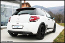 Citroen DS3 1.6 Turbo THP Racing 207PS Endrohre ohne Schalldämpfer 2x80mm Racing Edelstahl