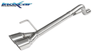 Alfa Romeo Mito 1.4 16V TB MultiAir 135PS Endrohre ohne Schalldämpfer 2x80mm Racing Edelstahl