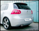 VW Golf 5 2.0 TFSI GTI 200-230PS Sportauspuffanlage 63.5mm Racing Edelstahl