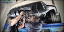 Honda Civic R 2.0i V-Tech 329PS Sportauspuffanlage 114mm Racing Black Ceramic 70mm Edelstahl