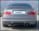 BMW E46 M3 3.2 Coupe 6M 343PS Duplex-Sportauspuff...