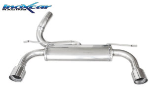 Ford Focus 2.5T RS 305PS Duplex-Sportauspuff 102mm Racing Edelstahl