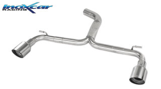VW Golf 7.5 2.0 GTI 245PS Endrohre ohne Schalldämpfer 102mm Racing Edelstahl