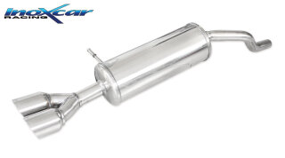 Renault Clio 4 1.5 dCi 100PS Sportauspuff 2x80mm Racing Edelstahl