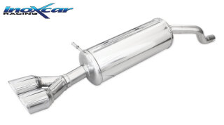 Renault Clio 4 1.5 dCi 100PS Sportauspuff 2x80mm X-RACE Edelstahl