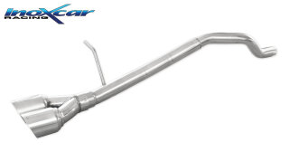 Renault Clio 4 1.5 dCi 100PS Endrohre ohne Schalldämpfer 2x80mm Racing Edelstahl