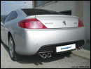 Peugeot 407 2.7 24V HDI 204PS Sportauspuff 2x80mm Edelstahl