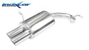 Peugeot 407 2.7 24V HDI 204PS Sportauspuff 2x80mm Racing Edelstahl