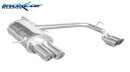 Volvo XC90 2.5T 210PS Duplex-Sportauspuff 2x80mm Racing...