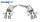 Porsche Macan 3.0 V6 354PS Klappenauspuff 2x110mm X-RACE Edelstahl