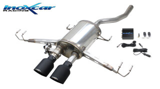 Honda Civic 1.5 Turbo 182PS Klappenauspuff 2x100mm Black Ceramic Edelstahl