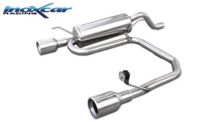 Abarth Punto Alfa MiTo Inoxcar Duplex-Sportauspuff 102mm Edelstahl