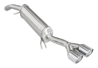 Fiat Bravo 198 1.4 16V T-Jet 150PS Sportauspuff 80mm X-RACE Edelstahl