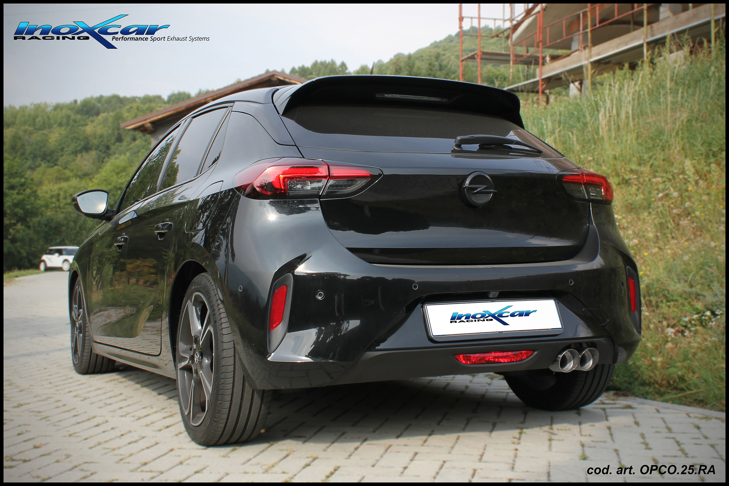 NEU: Inoxcar Sportauspuff Opel Corsa F 1.2i T GS-Line 131PS 